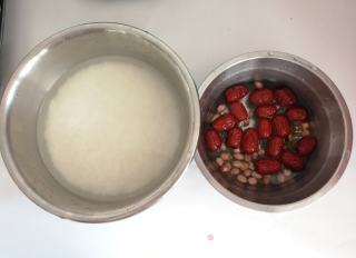 花生绿豆粽子的做法步骤：2