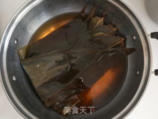 花生绿豆粽子的做法步骤：3