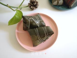 花生绿豆粽子的做法步骤：8