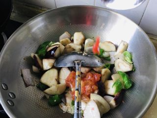 家常蒜香茄子的做法步骤：6