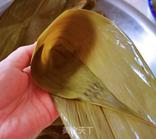 端午粽子~绿豆红枣粽的做法步骤：4