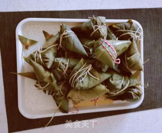 端午粽子~绿豆红枣粽的做法步骤：11