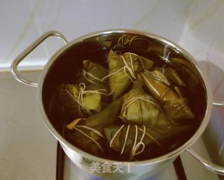 端午粽子~绿豆红枣粽的做法步骤：12