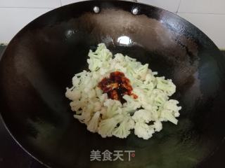 蚝油花菜的做法步骤：5