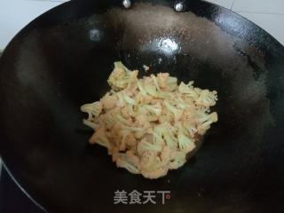 蚝油花菜的做法步骤：8