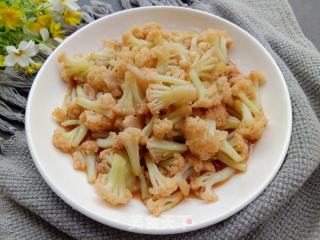 蚝油花菜的做法步骤：9