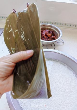 咸鲜猪肉粽（和新奥尔良鸡肉粽）的做法步骤：5