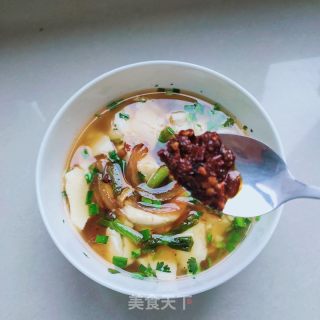 葱油豆腐脑的做法步骤：12