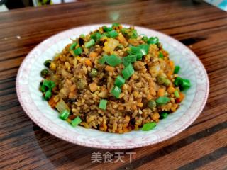 老干妈蛋炒饭的做法步骤：10