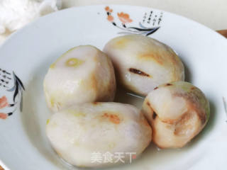 银芋团的做法步骤：2