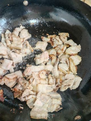 青椒回锅肉的做法步骤：4