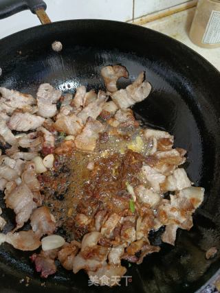 青椒回锅肉的做法步骤：5