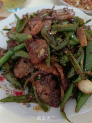 青椒回锅肉的做法步骤：7