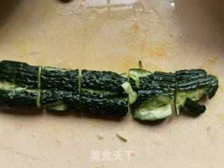 荆芥黄瓜拌粉皮的做法步骤：4