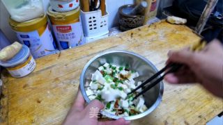 小葱拌豆腐的做法步骤：4
