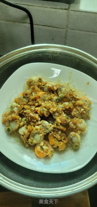 扇贝肉蒸粉丝的做法步骤：8