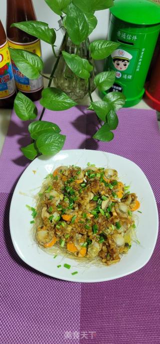 扇贝肉蒸粉丝的做法步骤：10