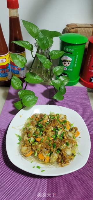 扇贝肉蒸粉丝的做法步骤：11