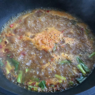 麻辣豆腐炖黑鱼的做法步骤：6