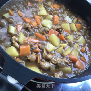 咖喱鸡肉饭的做法步骤：9