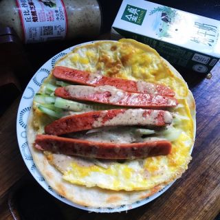 鸡蛋饼手抓饼的做法
