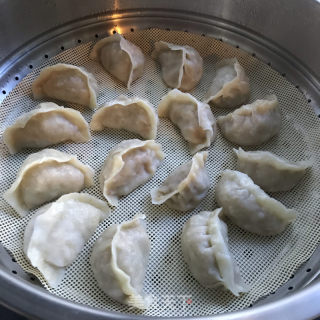 胡萝卜牛肉蒸饺的做法步骤：12
