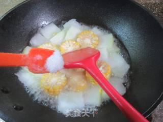 玉米冬瓜汤的做法步骤：8