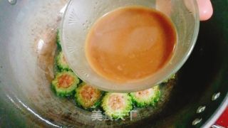苦瓜包肉馅的做法步骤：10