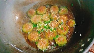 苦瓜包肉馅的做法步骤：11