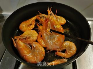 烹海虾的做法步骤：7