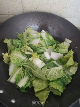 清炒快菜的做法步骤：4