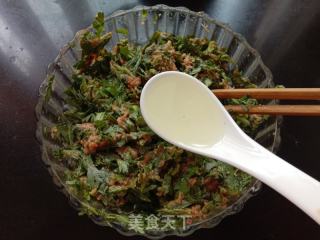 茼蒿猪肉水饺的做法步骤：7
