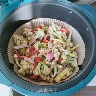 烤菜花的做法步骤：6