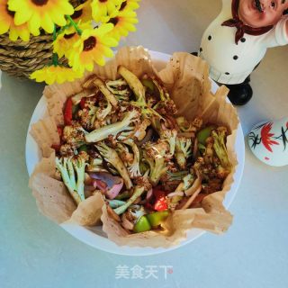 烤菜花的做法步骤：11