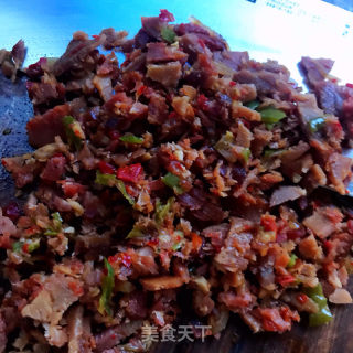 青椒虾仁炒饭的做法步骤：7