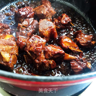 家常焖烧排骨的做法步骤：8