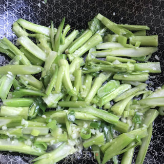 爆炒菜心的做法步骤：6
