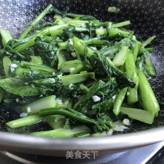 爆炒菜心的做法步骤：9