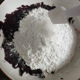 紫薯小丸子的做法步骤：4