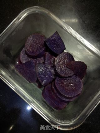 紫薯米糕的做法步骤：1