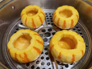 太阳瓜蒸糯米饭的做法步骤：6