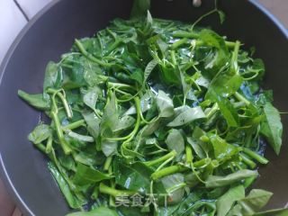 蚝油蕹菜的做法步骤：2