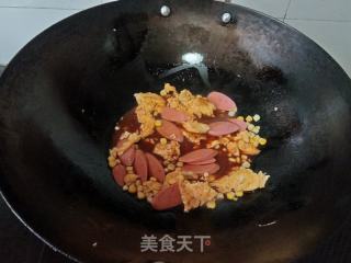 鸡蛋玉米烩饭的做法步骤：6
