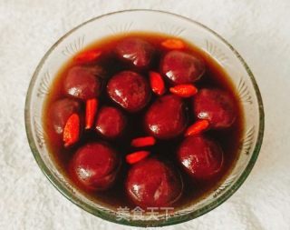 紫薯汤圆