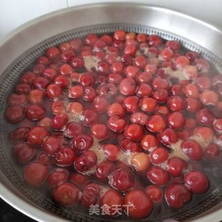 糖水樱桃罐头的做法步骤：5