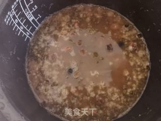 葡萄干燕麦绿豆粥的做法步骤：8