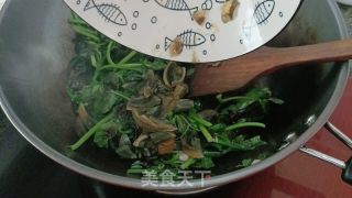 皮蛋烩苋菜的做法步骤：8