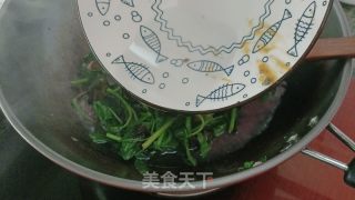 皮蛋烩苋菜的做法步骤：9