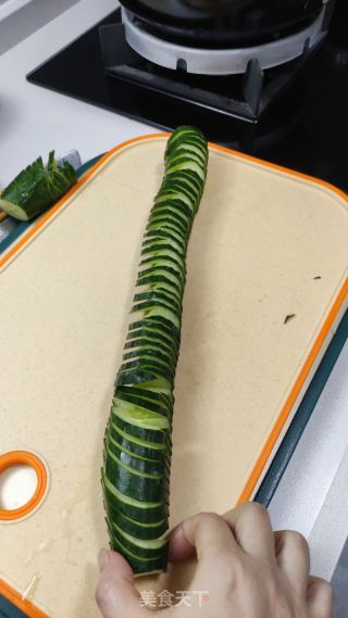 蓑衣黄瓜的做法步骤：7