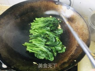 蒜子芥兰的做法步骤：4